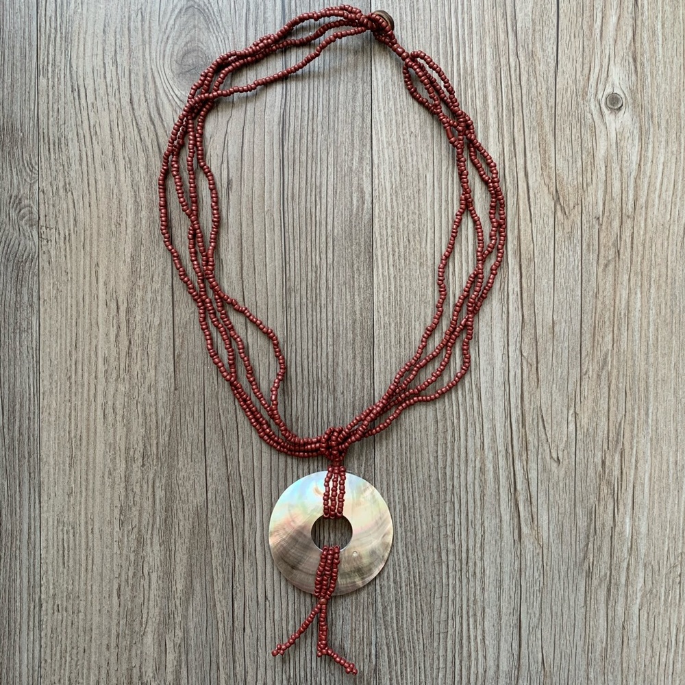 Beaded & Shell Necklace